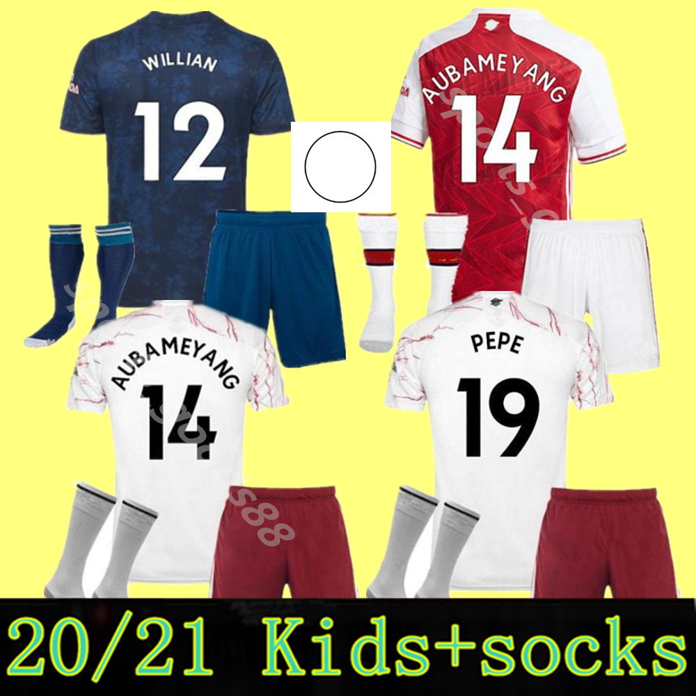 

kids 2020 2021 Gunners Soccer jersey 20 21 Arsen PEPE NICOLAS CEBALLOS HENRY GUENDOUZI SOKRATIS MAITLAND-NILES TIERNEY Football shirt, Colour 5