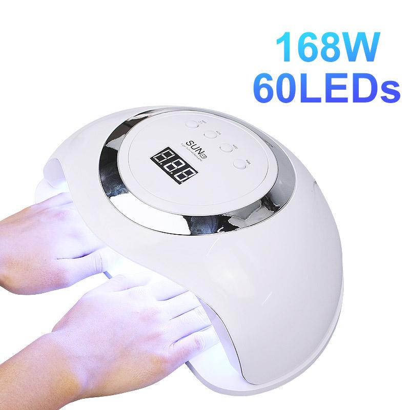 

UV LED Nail Lamp For Manicur Nail Dryer Lamp With Memory Function LCD Display New Design LED for Art Manicure Tools, Red
