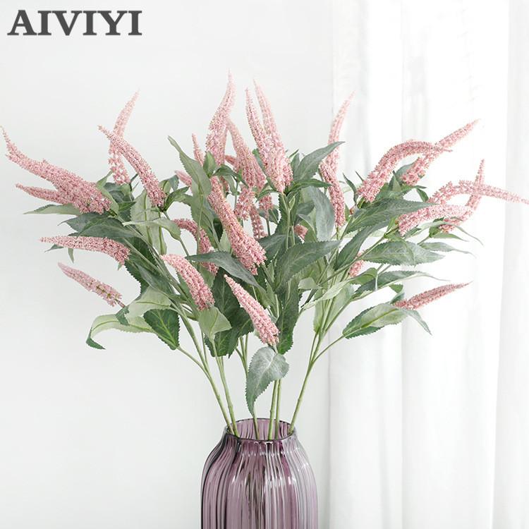 

High Quality 7 Head Artificial flower branch decor Fake flower home decoration garden hotel wedding, Pink