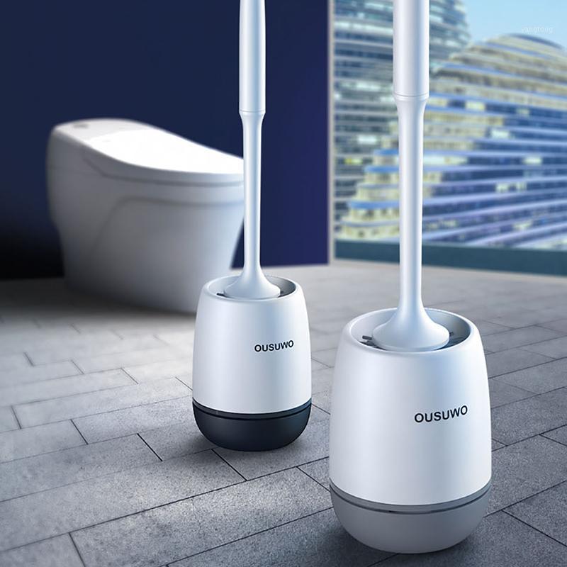 

TPR Toilet Brush Wall-mounted Or Floor-standing Cleaning Brush Bathroom Accessories Household Cleaning Tool for Bathroom1