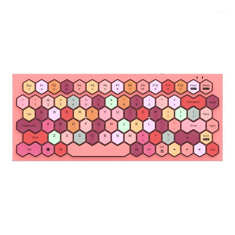

MOFII Mini Wireless Bluetooth Keyboard Ultra Slim 2.4GHz Bluetooth5.1 Keyboard 83 Keys Colorful Keypad for Laptop1