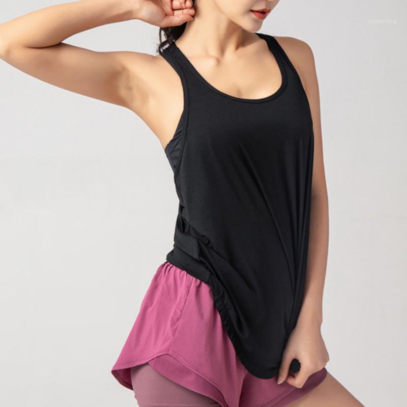

Sleeveless Raceback Yoga Vest Sport Singlet Women Athletic Fitness Sport Tank Tops Gym Running Training Yoga Shirts hot1, Grey
