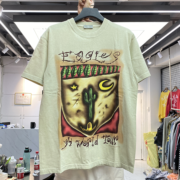 T-shirt manches courtes col ras du cou pour homme, ample et Vintage, avec impression drôle, de haute qualité, avec de vraies photos