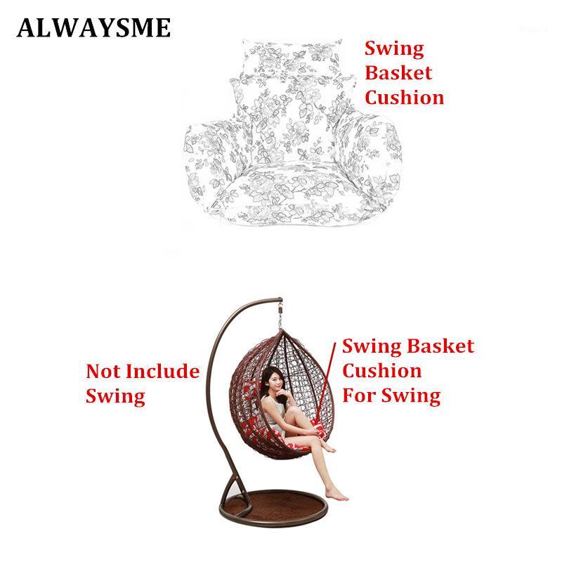 

ALWAYSME Patio Garden Swing Bench Seat Cushion Cover Mattress Outdoor Garden Sofa Bench Swing Basket Chair Seat Cushion Mats1