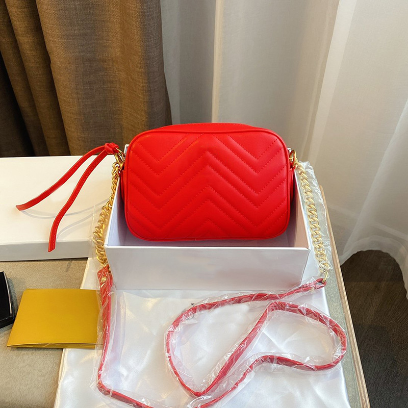 

With Handbags Marmont Leather With Bag Blck Bag Real Matelasse Handbags Designers Bags Hardware Crossbody Gold-toned Mini White Shoulde Opai, Red;black