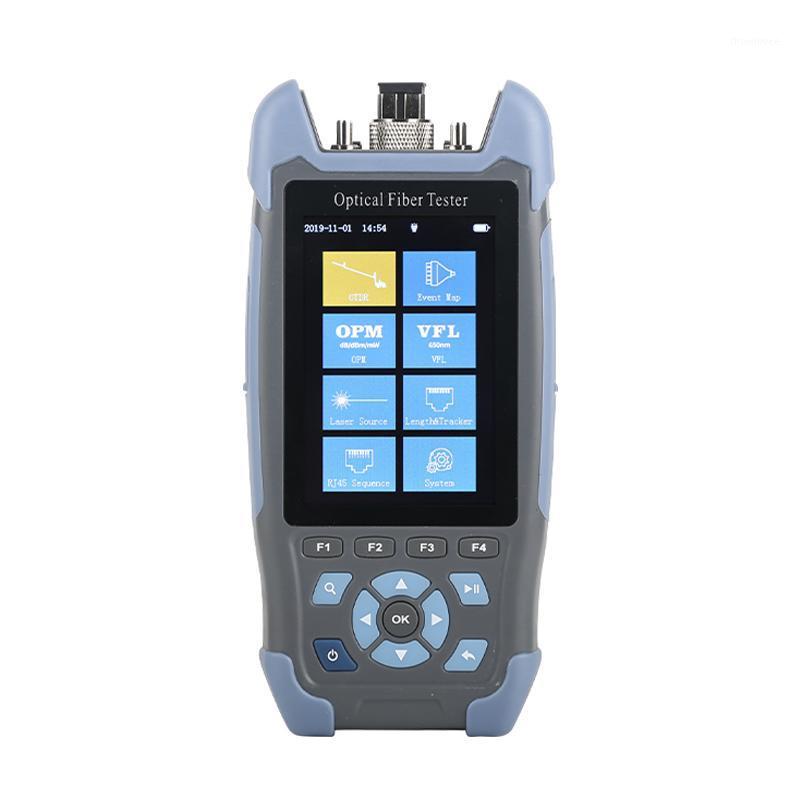 

Fiber Optic Equipment Mini OTDR Reflectometer With 9 Functions VFL OLS OPM Event Map 24dB For 64km Cable Tester Otdr1