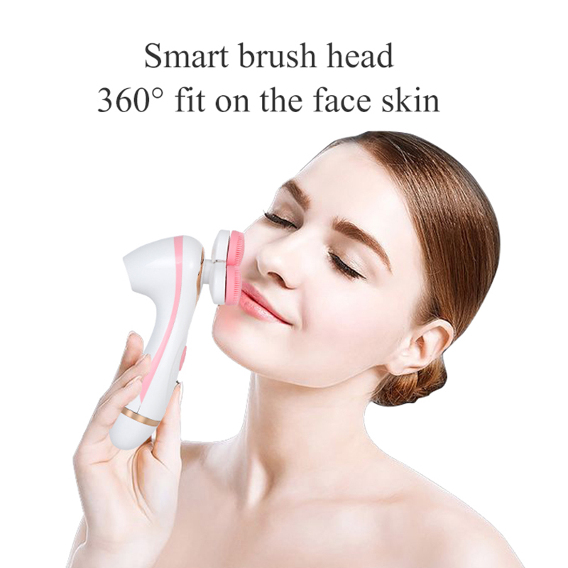

Cleansing Brush Sonic Nu Face Rotating Brush Set Galvanica Facial Spa Beauty Deep Cleansing Blackhead Cleansing Brush