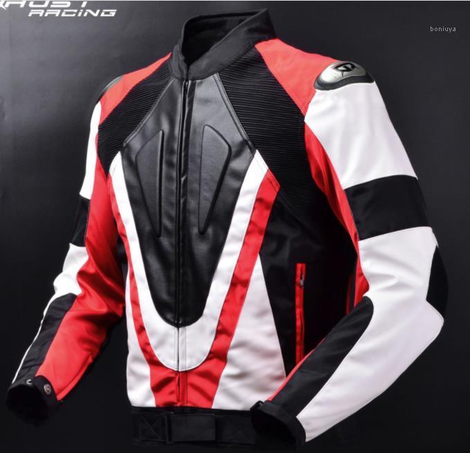 

Source factory direct sales motorcycle alloy shoulder pad riding suit anti-fall imitation leather sports car suit motorcycle jacket1