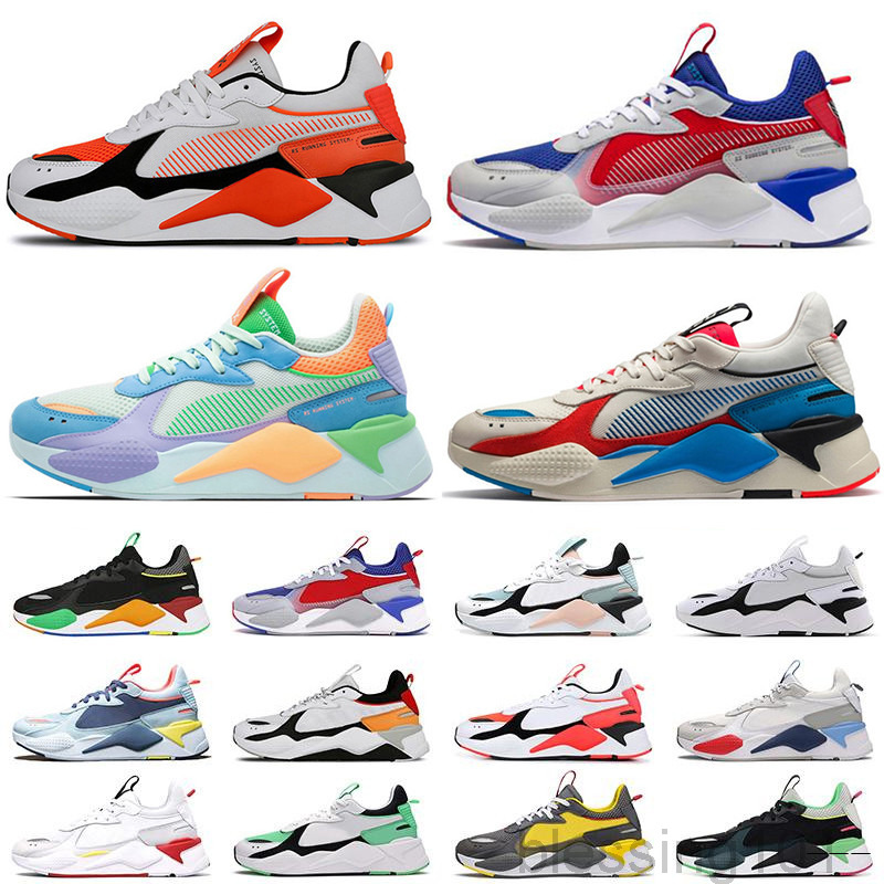 

New BLUE ATOLL BRIGHT PEACH mens trainers fashion sports sneakers RS-X Reinvention Toys Transformers men women Casual shoes FG6P