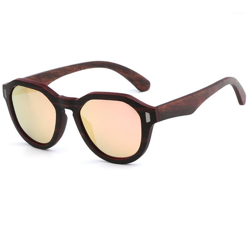 

Sunglasses Trendy Ebony Skateboard Wood Polygonal Unique Lunette Polarized Uv 400 Sun Glasses Wooden Oculos Custom Logo1