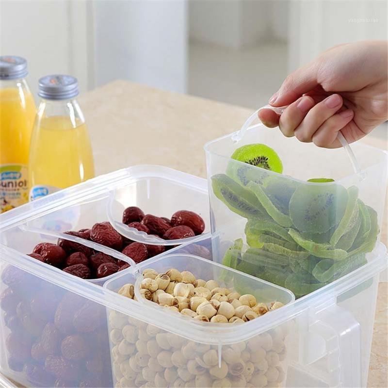 

Fruit Storage Box Portable Safe Compartment Storage Container Holder With Handle And Lid Organizer Container Zapatero1
