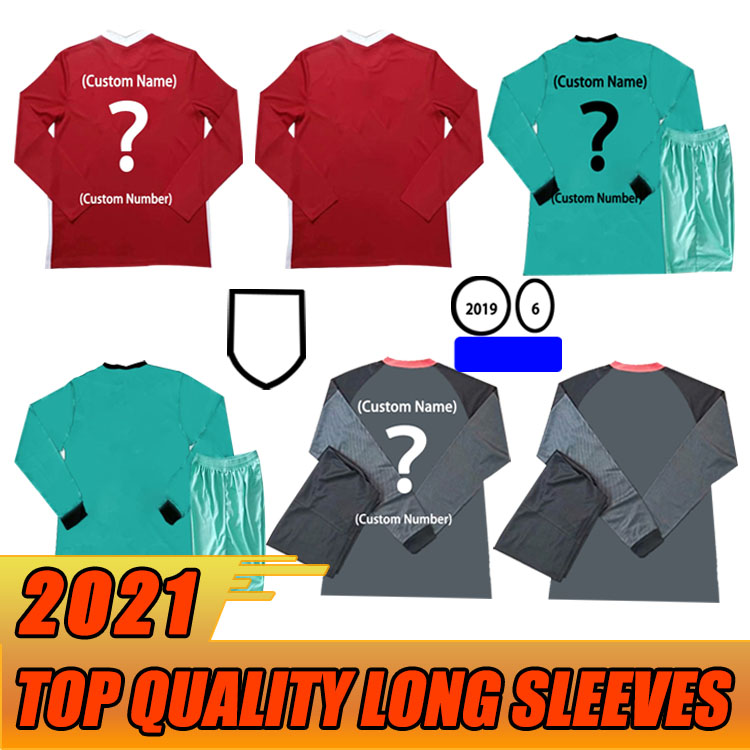 

NEW 2021 Long sleeve soccer jerseys Gerrard special edition Smicer BARNES KUYT Alonso Hamann Cisse new 20 21 Football Shirt Adult suit, Home suit patch 4