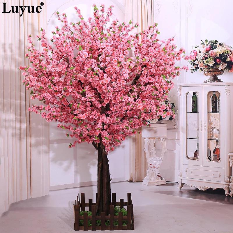

Decorative Flowers & Wreaths 5 Pieces Long-Peach Peach Artificial Flower Pink Wedding Decoration Cherry Blossom Branch Decorating1, Picture color