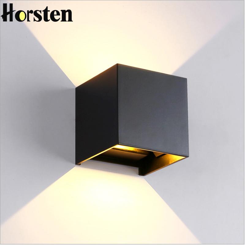 

12W Modern Minimalist Waterproof Led Wall Light Outdoor Wall Lamp Aluminum Up Down Lighting AC85-265V Courtyard Sconce