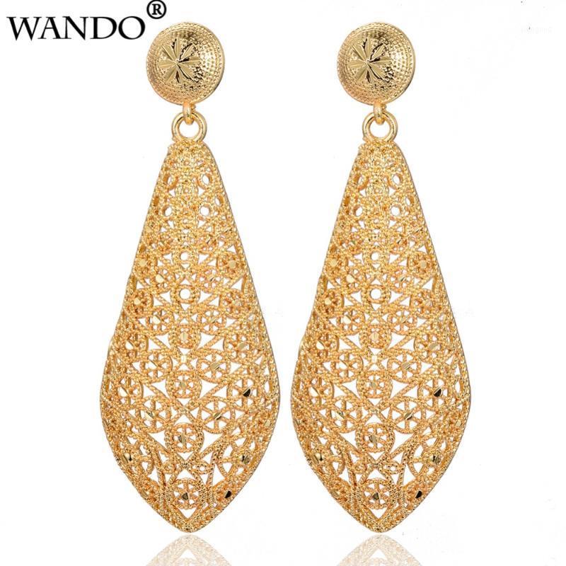 

Dangle & Chandelier Wando Fashion Dubai Jewelry Hollow Street Style Gold Colour France Earrings For Women Punk Party Women/Girl E821