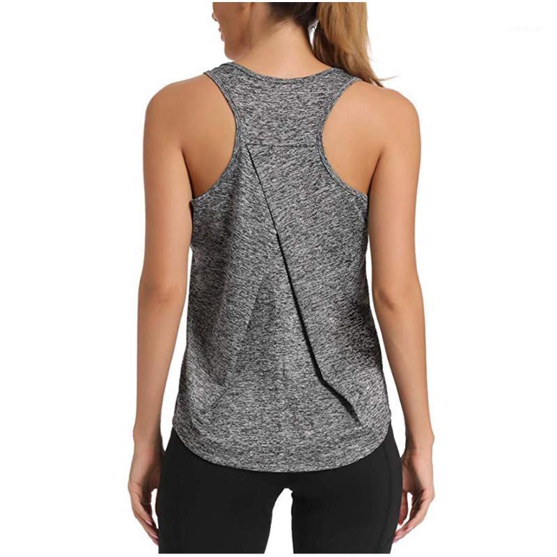 

Fashion Yoga Vest Womens Tank Top Sexy Solid Breathable Sleeveless Off Shoulder Sports Vest Shirt Blouse Tops#301, Black