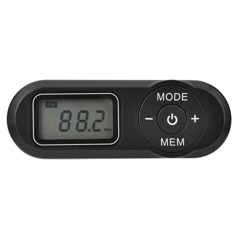 

Portable FM Radio LCD Display Mini Radio For Leisure Sports