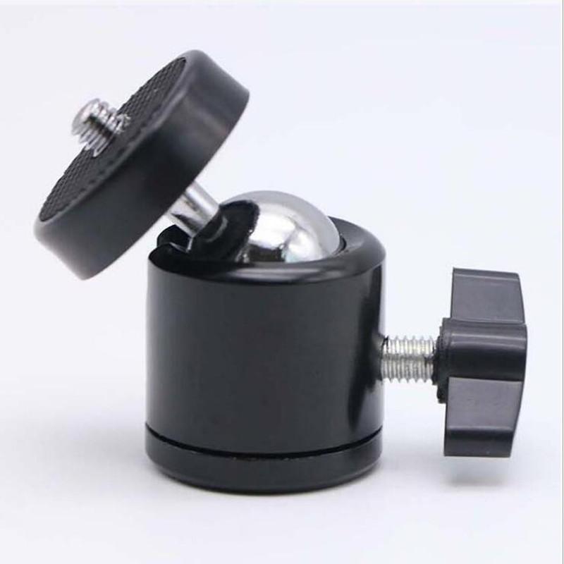 

Mini Tripod Ball Head 1/4" Screw For Tripod 3/8" Screw For Flash Holder DSLR Camera Accessories 360 Swivel Bracket Holder1