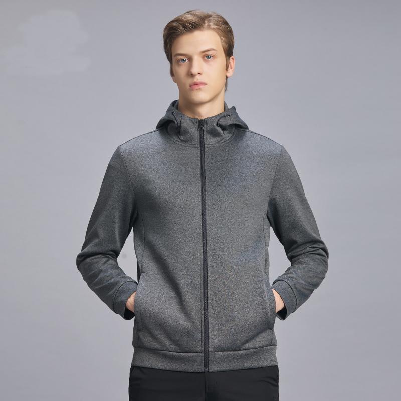 

Fashion Hooded Sweatshirts Men Hoodies Spring Autumn Tops Long Sleeve Casual Pullover Clothes zipper Sweatshirt boys, Black