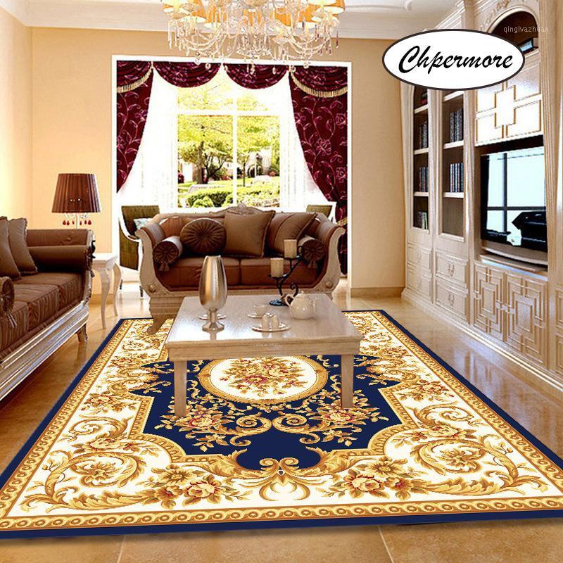 

Chpermore European Retro court Large Carpets Non-slip Tatami Mats Bedroom Home Lving Room Rug Floor Rugs1, Style 11