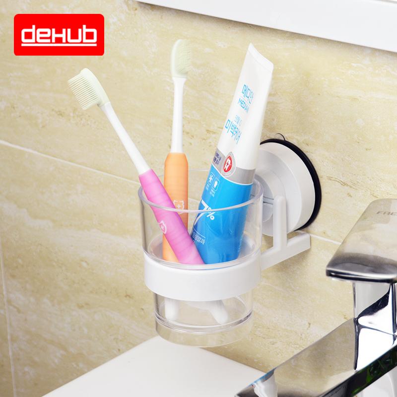 

Vacuum Suction Cup Holder Wall Mounted Creative Toothbrush Holder Bathroom Accessoires For Toothbrush Cup Mug