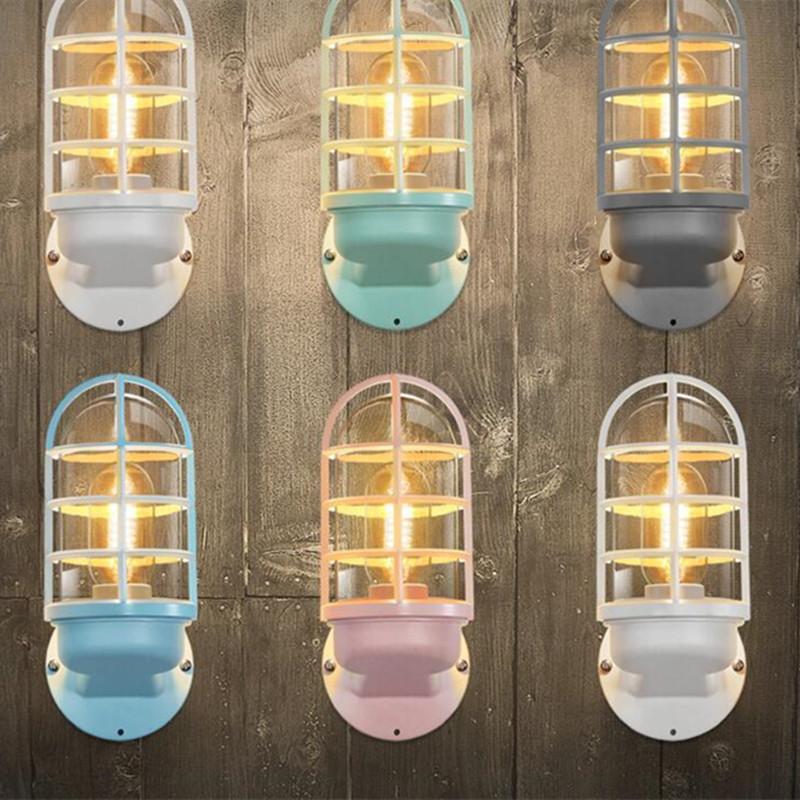 

Nordic Candy Multicolor Bedroom Wall Light Macaroons Living Room Lights Designer Light Bathroom Coffee Shop decoration