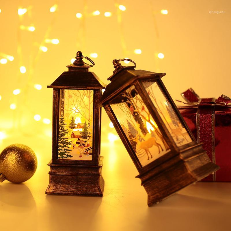

Candle Light Street Lamp Beautiful Plastic Christmas Home Decoration Gift Hanging1