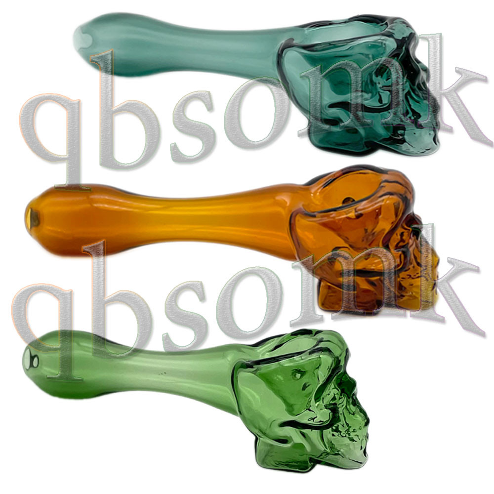 

QBsomk 2020 Arrival Pyrex Oil Burner Pipes Spoon Glass Pipes Hand Pipe Glass Smoking Pipes Tobacco Dry Herb For Silicone Bong Glass Bubbler