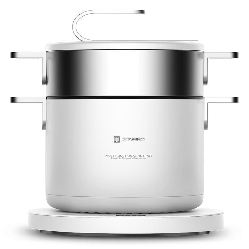 

Ruiben 1036E Dormitory students small multi-functional household hot pot noodle ware bedroom small power electric pot