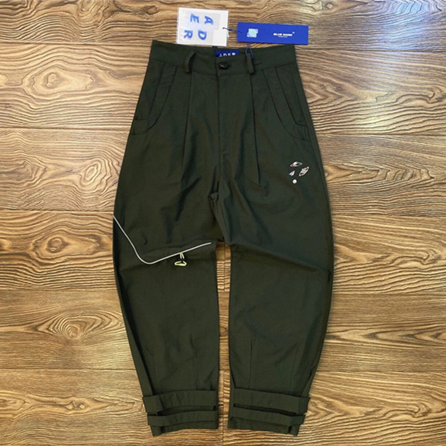 

2021 New Adererror Cargo Pants Men Women 1:1 Best Quality Ader Error Overalls Leggings Reflective Stripe Sweatpants Trousers Wc0y