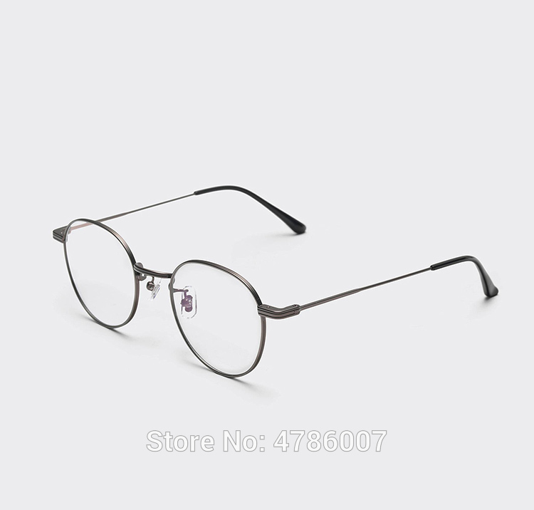 

Fashion Men Women Metal Eyewear Frame Round Gentle Vintage Retro Optical Glasses For Myopia Prescription Leto Brand Designer