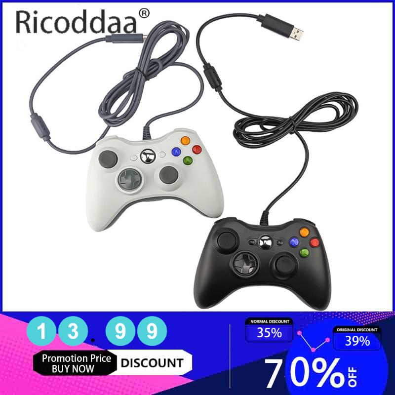

USB Wired Gamepad For Xbox 360 /Slim Controller For Windows 7/8/10 Microsoft PC Controller Controle Wired Support Team Games