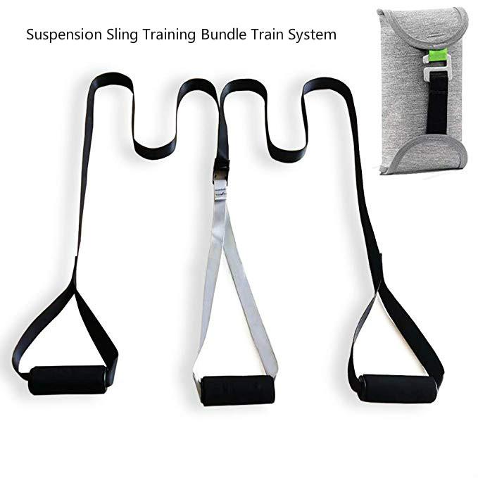 

Pocket Monkii Fitness Resistance Bands Travel Portable Hanging Belt Fitness Suspension Exercise Pull Rope Straps Training Elasti