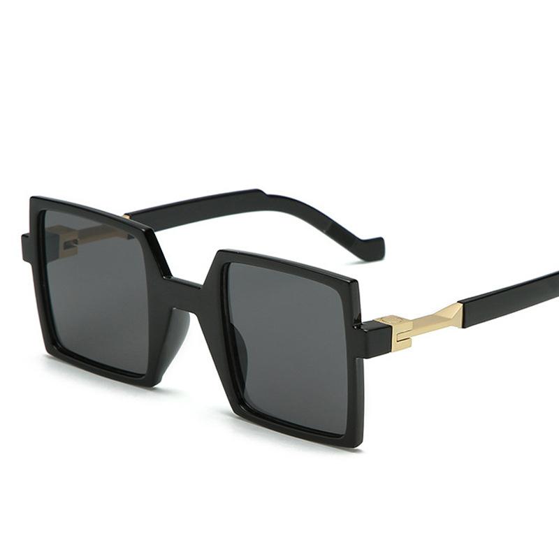 

2021 New Square Sunglasses Women Designer Colorful Sun Glasses Vintage Big Frame Eyewear Male UV400