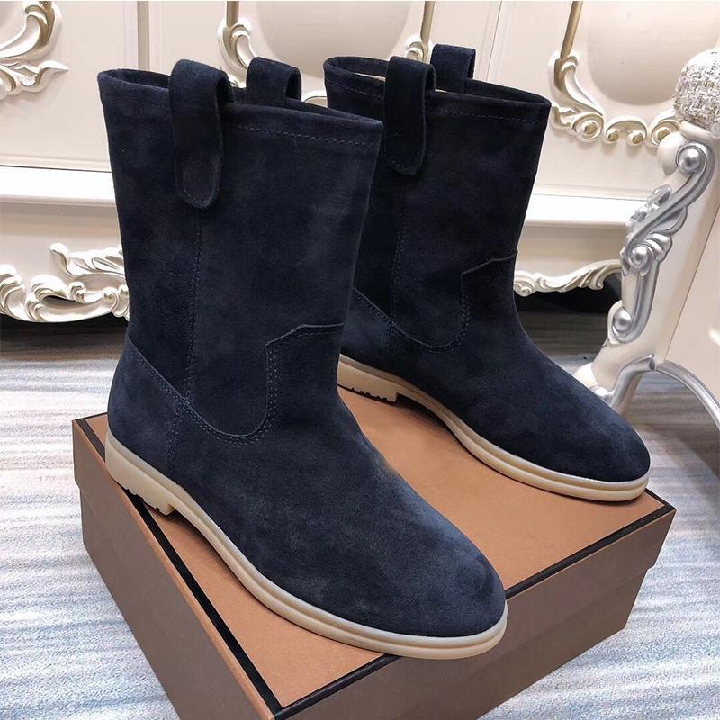 

2020 Crisi Nude Suede Ankle Boots For Women Hidden Increase heel Short Boots Comfortable Flat Winter Shoes Woman botas mujer1, Beige