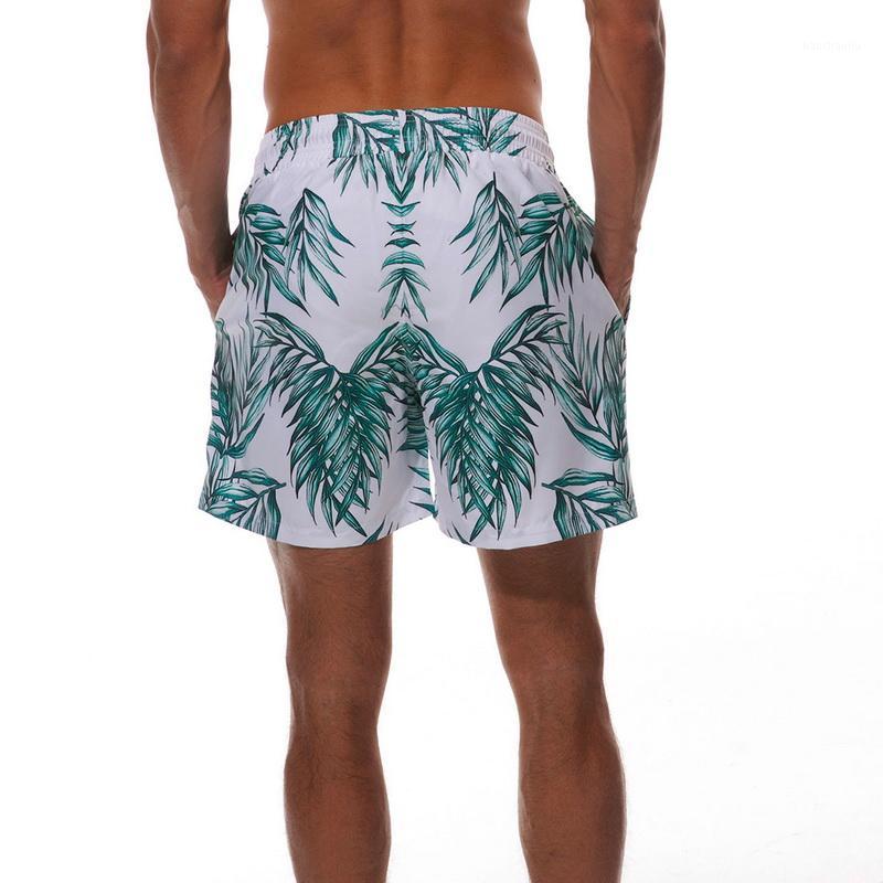 

Hot New 2020 Summer Men 1 Piece Swim Trunks Printed Swimming Shorts Quick Dry Beach Shorts Swimwear Sports Swim Briefs1