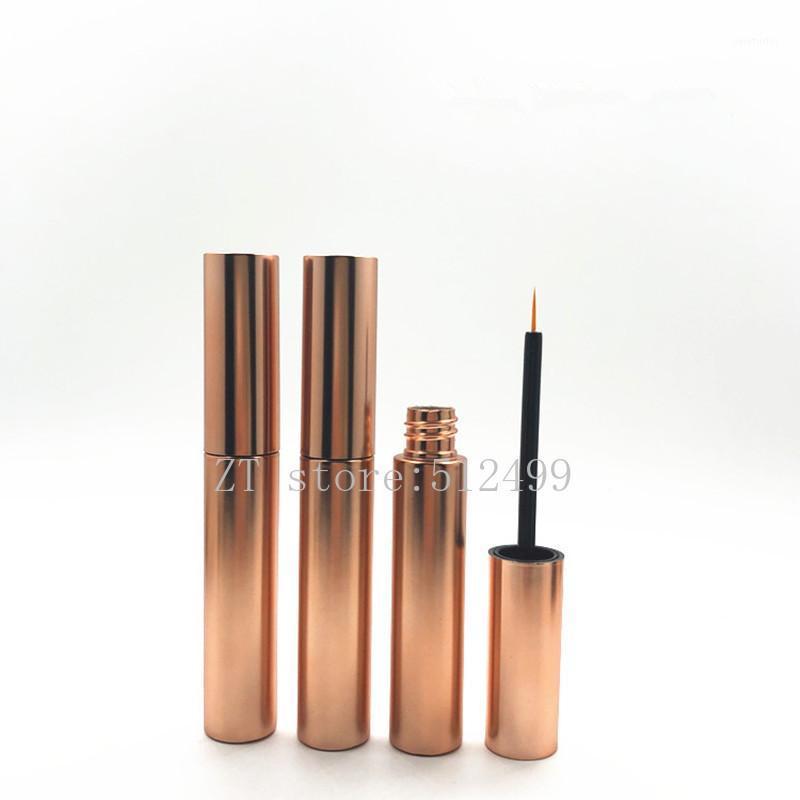 

10/30/50pcs 10ml Mini Empty Cosmetic Eyelashes Tube Mascara Eyeliner Vials Bottle Makeup Rose Gold Container with Brush Plugs1
