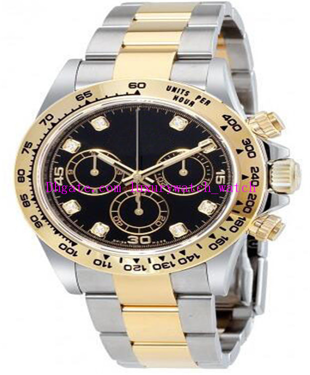 

Original Boxes Men's Watches Mechanical Automatic 40mm 116503 116523 Black White Dial Stainless Steel Bracelet Luxury Fashion Wristwatches, Make waterproof