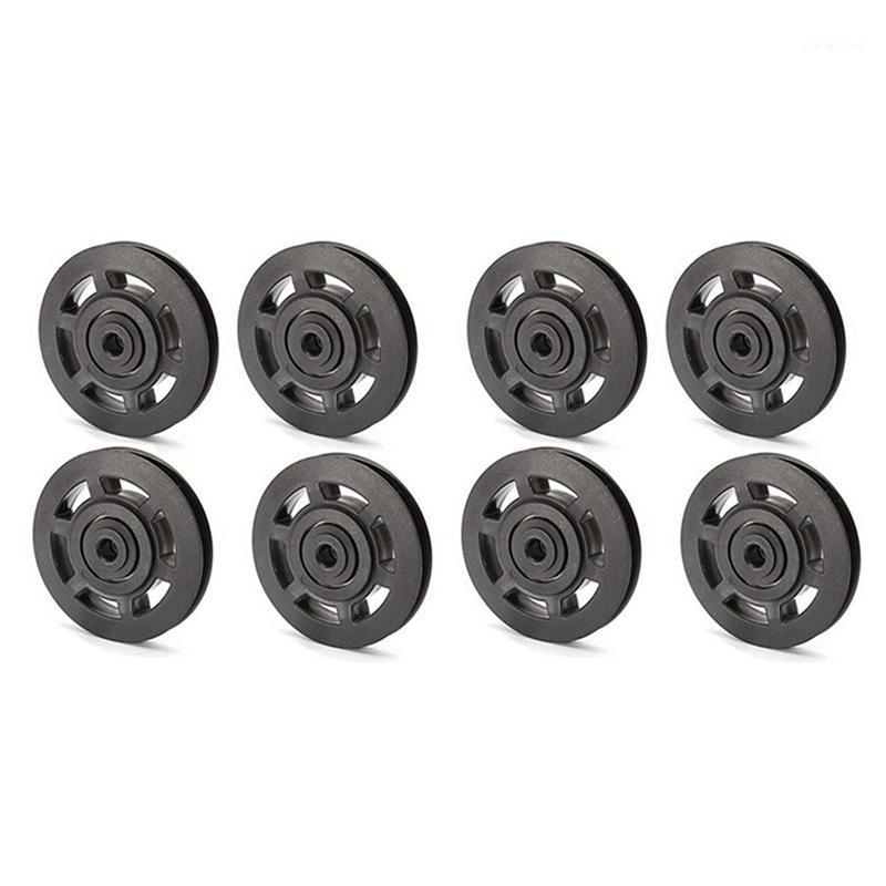 

8Pcs 95mm Black Bearing Pulley Wheel Cable Gym Equipment Part Wearproof1
