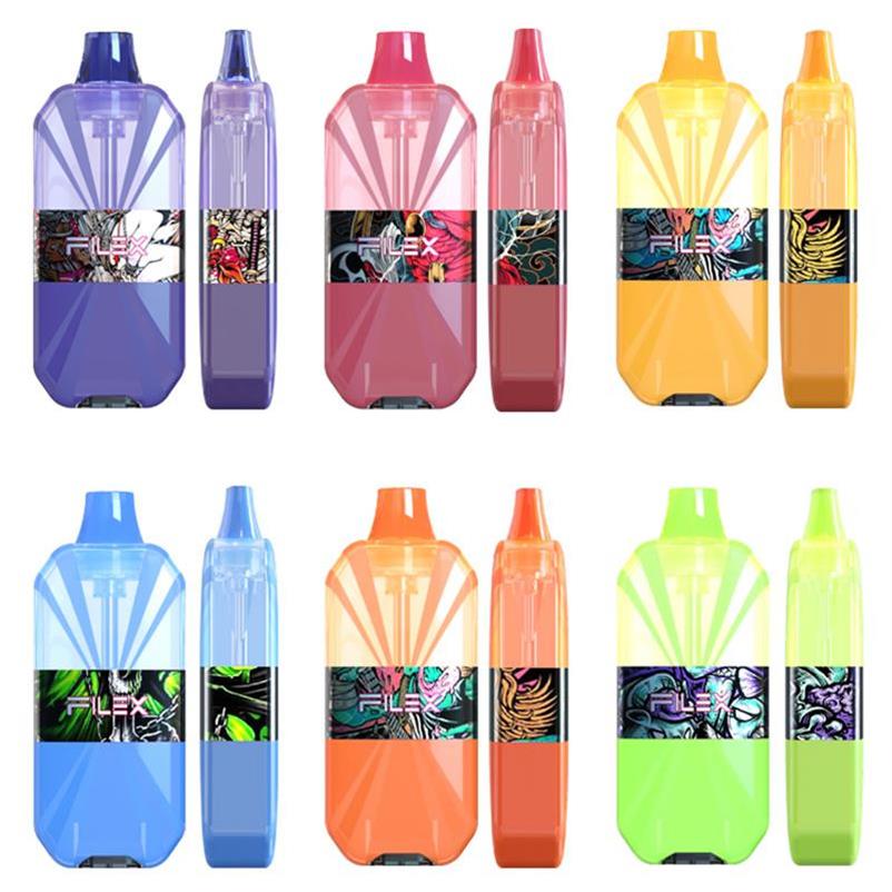 

Authentic Filex Box Disposable E-Cigs: 6000 Puffs, 850mAh, 15ml Pods.