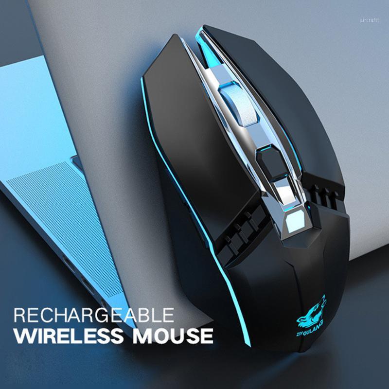 

2400DPI Wireless Charging Gaming Mouse 2.4Ghz Backlight Mechanical Mute Optical Mouse 6 Button Adjustable DPI for Pc Laptop1