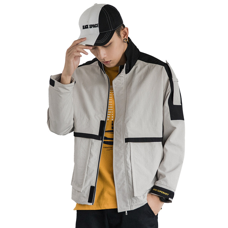 

2021 The New with Hood Winter Male Thick Warm Woolen Coat J2my, White