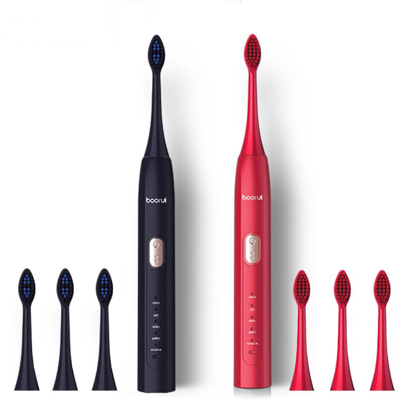 

Sonic Electric Toothbrushes for Adults Kids Smart Timer Rechargeable Whitening Toothbrush IPX7 Waterproof Protact Teeth