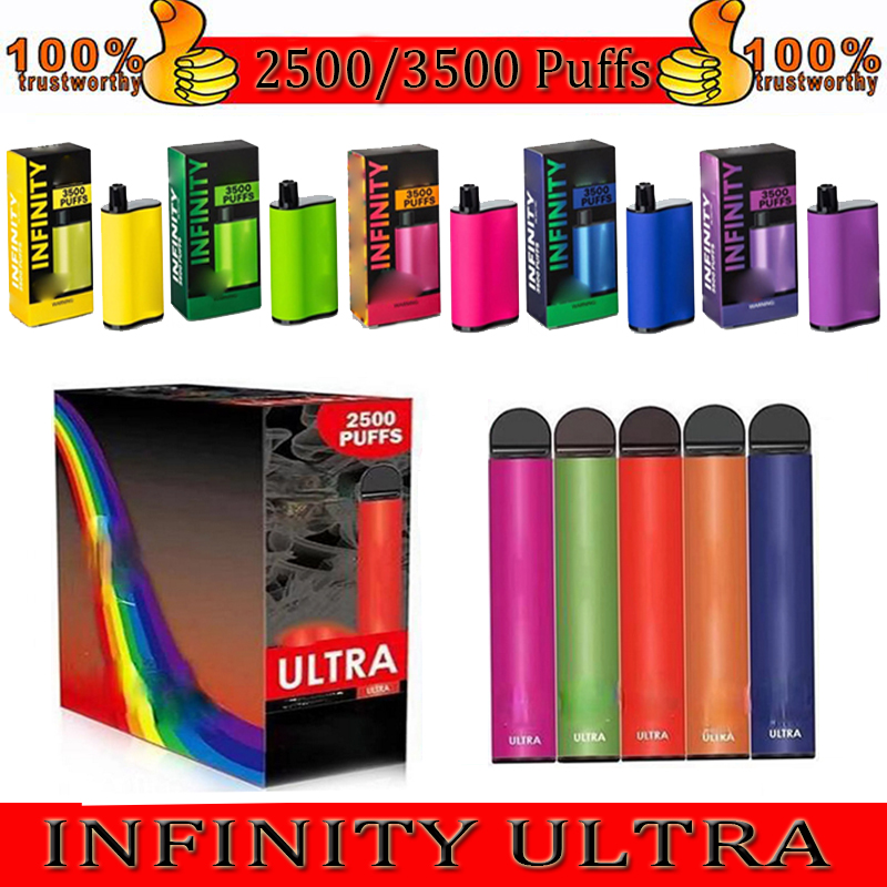 

FUMED INFINITY Ultra Disposable E cigarettes 1500mah Battery Capacity 12ml With 3500 puffs Extra ULTRA Vape Pen Vs Elf bar Esco Bar Disposab
