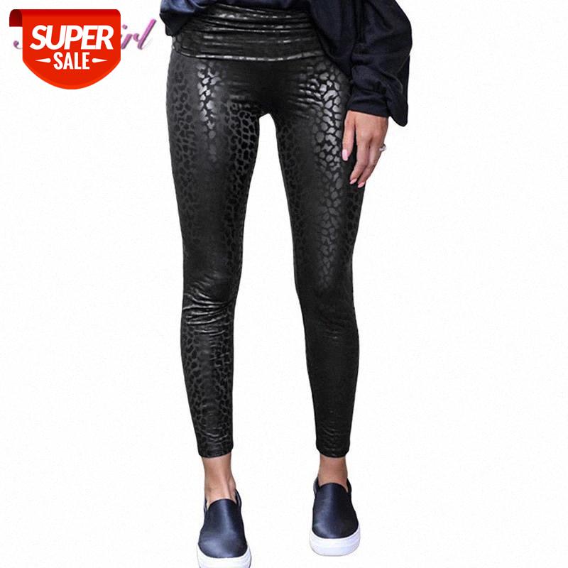 

Women Leggings Casual Leopard Print Faux Leather High Waist Stretchy Joggers Pants Outfit Sporty Sweatpants Streetwear Trousers #Yw9v, Black;white