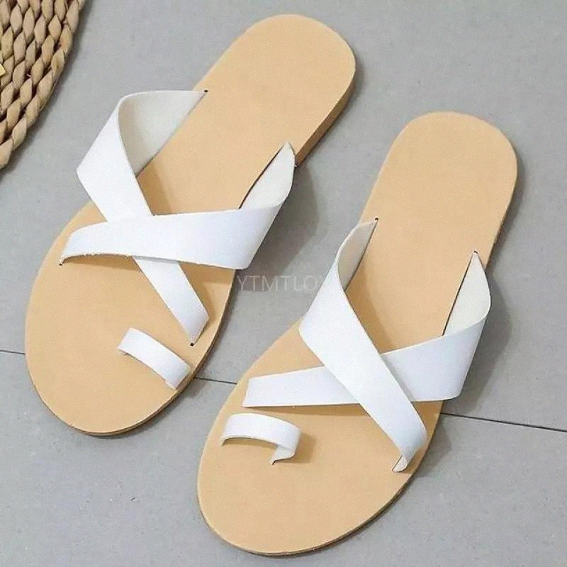 

Flat Slides Sandals Women White Black Leather Slippers Flip Flops 2021 Summer Shoes Slip On Zapatillas Mujer Casa Sapatos #sT1Q