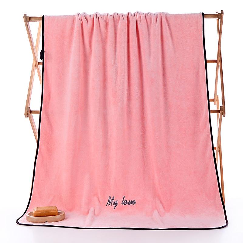 

Microfiber bath towel beauty salon SPA absorbent thickening soft custom logo printing embroidery