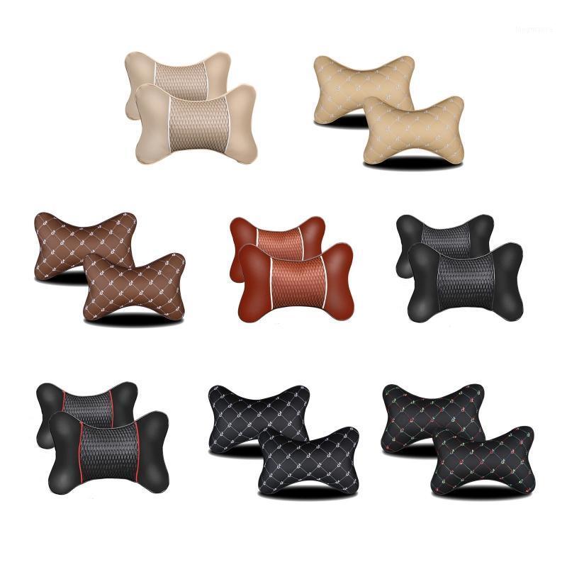 

2pcs/set Car Neck Pillow Universal Automobile Head Neck Rest Cushion Relieve Fatigue Support Breathable Headrest1