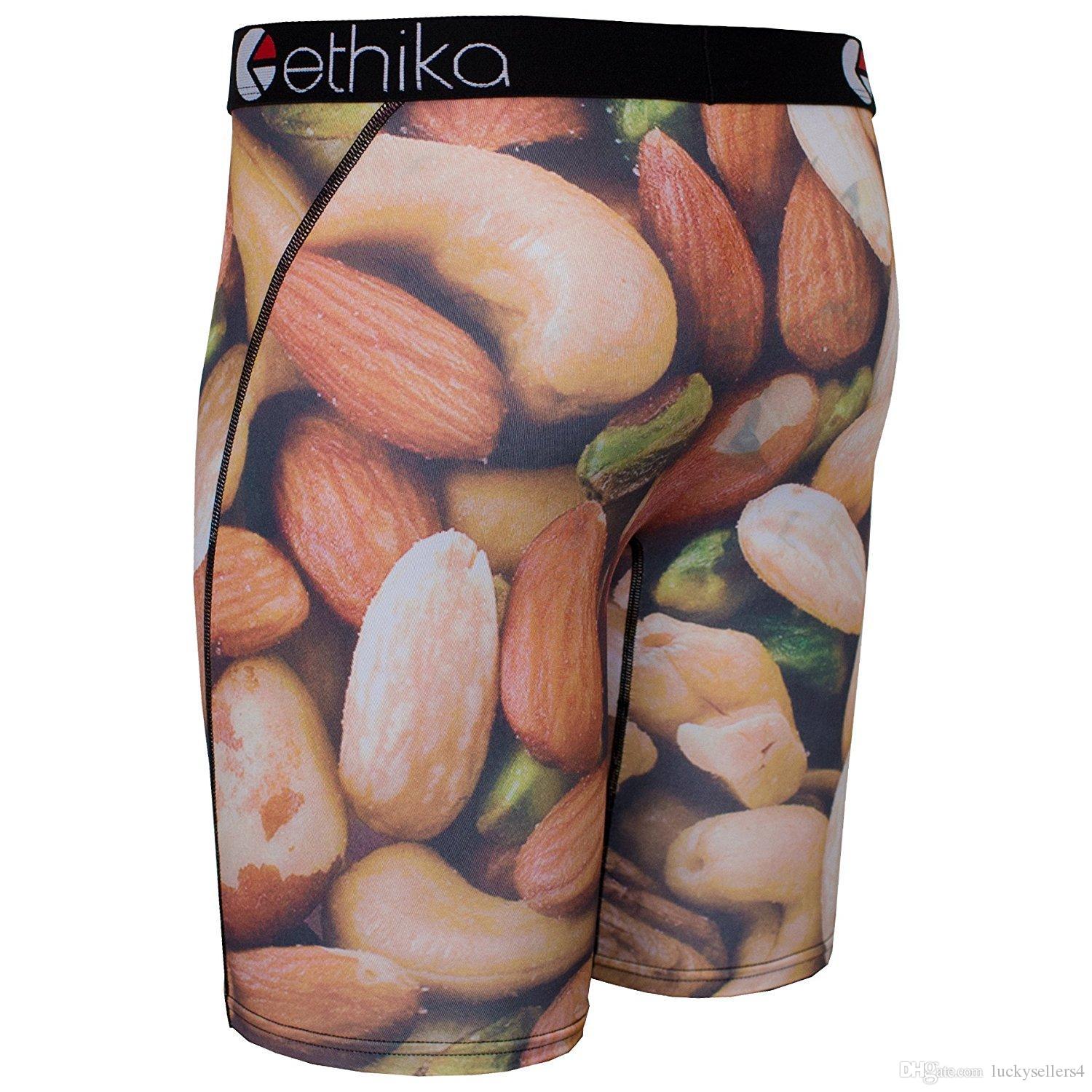 

Ethika Men's Staple underwea nuts printing sports hip hop rock excise underwear skateboard street fashion streched legging quick dry456