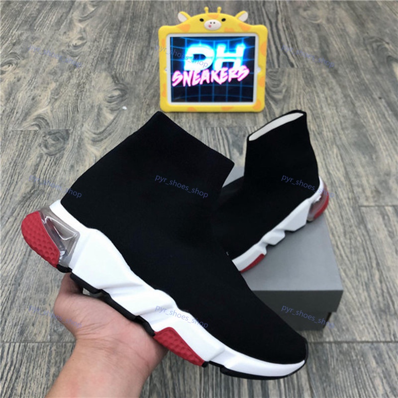 

Trainer mens sock shoes women high low top sneakers triple black white beige clear sole men casual tennis shoe jogging walking